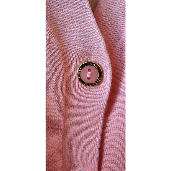 NWT- Isaac Mizrahi LIVE! Ombré Dip Dyed Boyfriend Cardigan Sweater‎ Women Size S - Picture 6 of 6